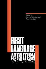 First Language Attrition