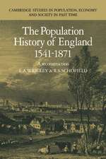 The Population History of England 1541–1871