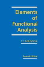 Elements of Functional Analysis