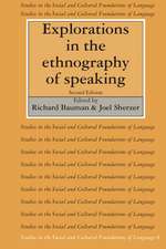 Explorations in the Ethnography of Speaking