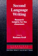 Second Language Writing