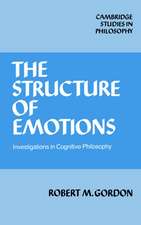 The Structure of Emotions: Investigations in Cognitive Philosophy