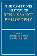 The Cambridge History of Renaissance Philosophy