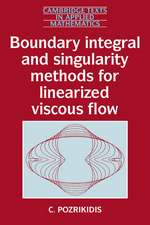 Boundary Integral and Singularity Methods for Linearized Viscous Flow