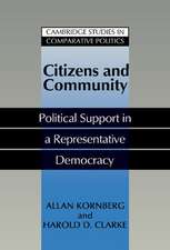 Citizens and Community: Political Support in a Representative Democracy