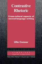 Contrastive Rhetoric: Cross-Cultural Aspects of Second Language Writing