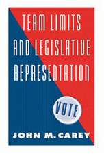 Term Limits and Legislative Representation