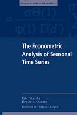 The Econometric Analysis of Seasonal Time Series