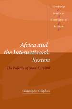 Africa and the International System: The Politics of State Survival