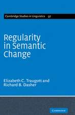 Regularity in Semantic Change