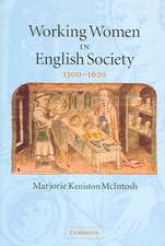 Working Women in English Society, 1300–1620