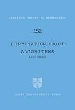 Permutation Group Algorithms