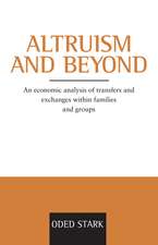 Altruism and Beyond