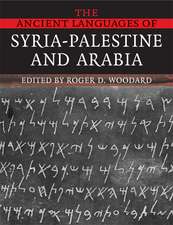 The Ancient Languages of Syria-Palestine and Arabia