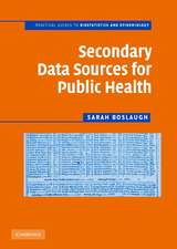 Secondary Data Sources for Pub Hlth