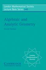 Algebraic and Analytic Geometry