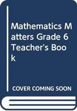 Mathematics Matters Grade 6 Teacher's Book