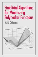 Simplicial Algorithms for Minimizing Polyhedral Functions