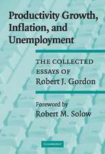 Productivity Growth, Inflation, and Unemployment: The Collected Essays of Robert J. Gordon