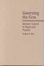 Governing the Firm: Workers' Control in Theory and Practice