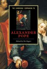 The Cambridge Companion to Alexander Pope