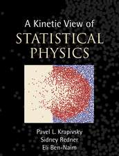 A Kinetic View of Statistical Physics