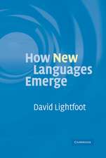 How New Languages Emerge