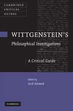 Wittgenstein's Philosophical Investigations: A Critical Guide