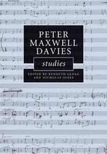 Peter Maxwell Davies Studies