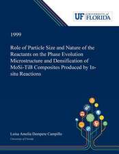 Role of Particle Size and Nature of the Reactants on the Phase Evolution Microstructure and Densification of MoSi¿-TiB¿ Composites Produced by In-situ Reactions