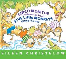 Five Little Monkeys Sitting in a Tree/Cinco monitos subidos a un árbol: Bilingual English-Spanish