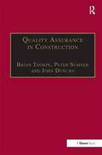 Quality Assurance in Construction