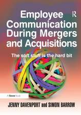 Employee Communication During Mergers and Acquisitions