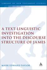 A Text-Linguistic Investigation into the Discourse Structure of James