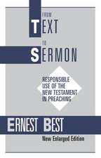 From Text to Sermon