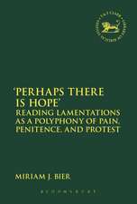 Perhaps there is Hope': Reading Lamentations as a Polyphony of Pain, Penitence, and Protest