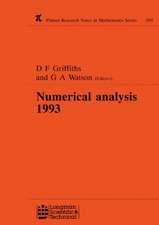 Numerical Analysis 1993