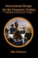 Instructional Design for the Corporate Trainer