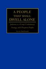 A People That Shall Dwell Alone