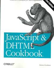 JavaScript and DHTML Cookbook 2e