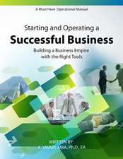 Starting and Operating a Successful Business