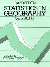 Statistics in Geography 2e