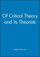 Critical Theory and its Theorists