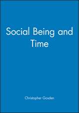 Social Being and Time