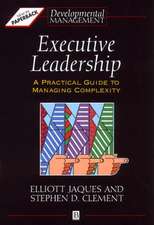 Executive Leadership – A Practical Guide to Managing Complexity