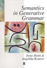 Kratzer, A: Semantics in Generative Grammar