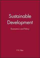 Sustainable Development – Economics and Policy