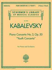 Piano Concerto No. 3, Op. 50 ("Youth Concerto"): Schirmer's Library of Musical Classics, Vol. 2052