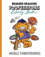 Bearded Dragons Professions Coloring Book