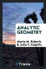 Analytic Geometry